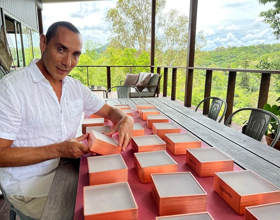 Daniel Rechnitzer Making The EnlightenMe Machine